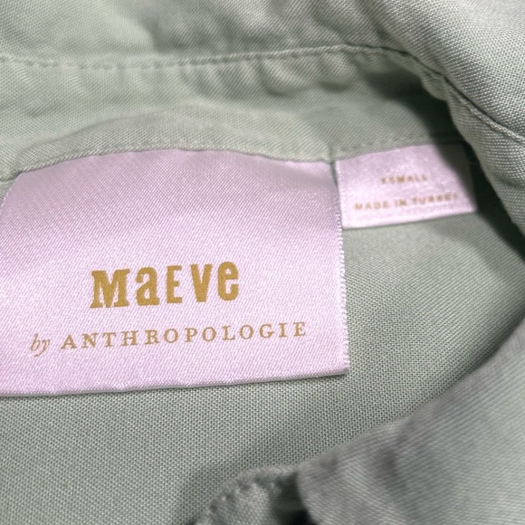 Maeve Anthropologie Sandbridge button up size xs - Picture 7 of 7